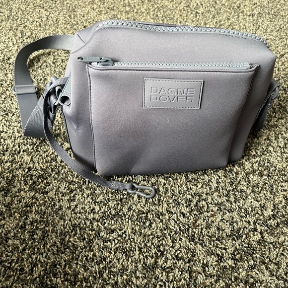 Dagne Dover Slate Blue Micah neoprene crossbody - Picture 2 of 2